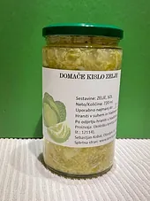 Domače kislo zelje 720 ml - 1 kos