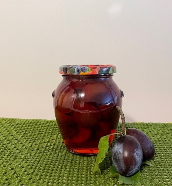 Domači slivov kompot 580 ml - 1 kos
