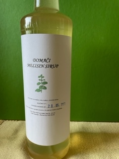 Domači melisin sirup 0,7 l